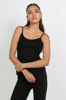 ميكا توب حمالات سادة نسائي