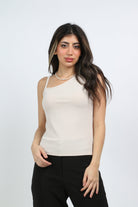 ميكا بلوزة حمالة رفيعة وعريضة نسائي