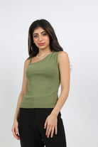 ميكا بلوزة حمالة رفيعة وعريضة نسائي