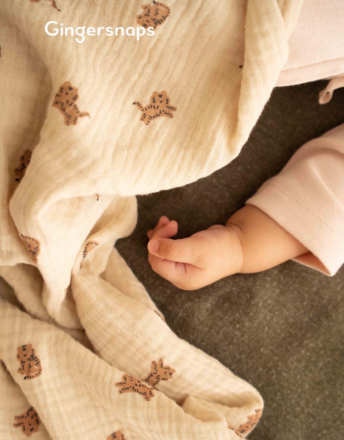 جينجرسنابس بطانية أطفال رضع منقوشة متعدد الألوان