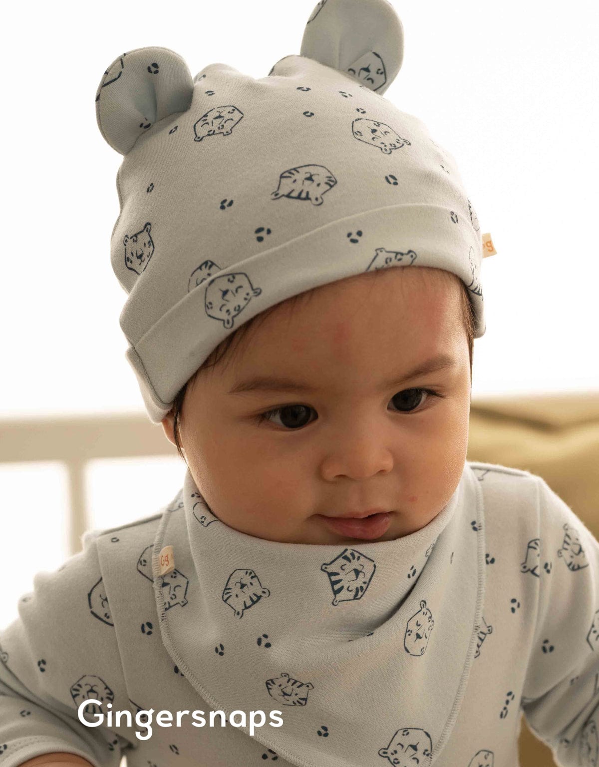 جينجرسنابس جمبسوت رضع منقوش أولادي أزرق