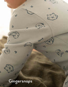 جينجرسنابس جمبسوت رضع منقوش أولادي أزرق