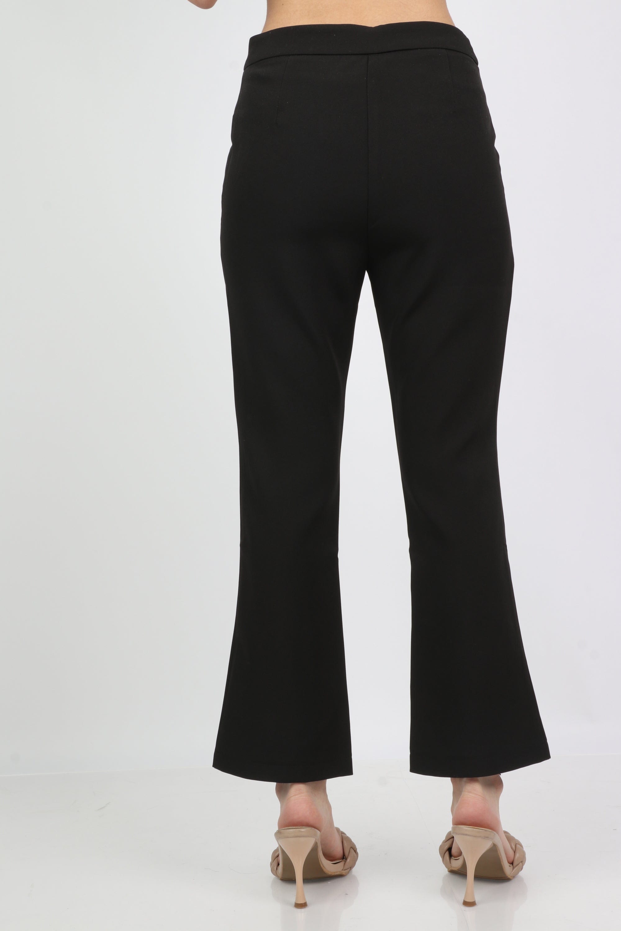 نتشي بنطلون سادة كلاسيك بسحاب نسائي