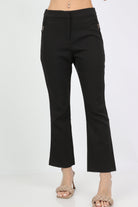 نتشي بنطلون سادة كلاسيك بسحاب نسائي