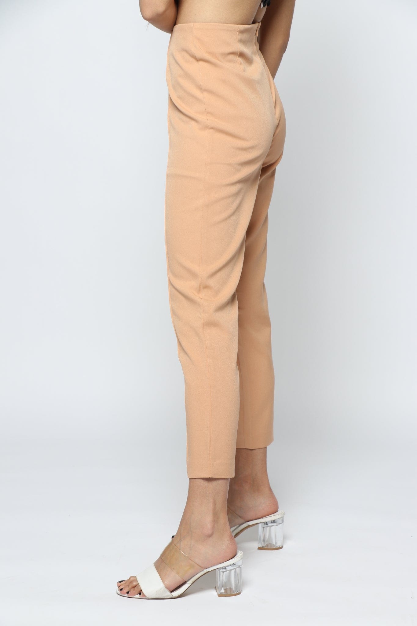 نتشي بنطلون سادة كلاسيك طويل نسائي