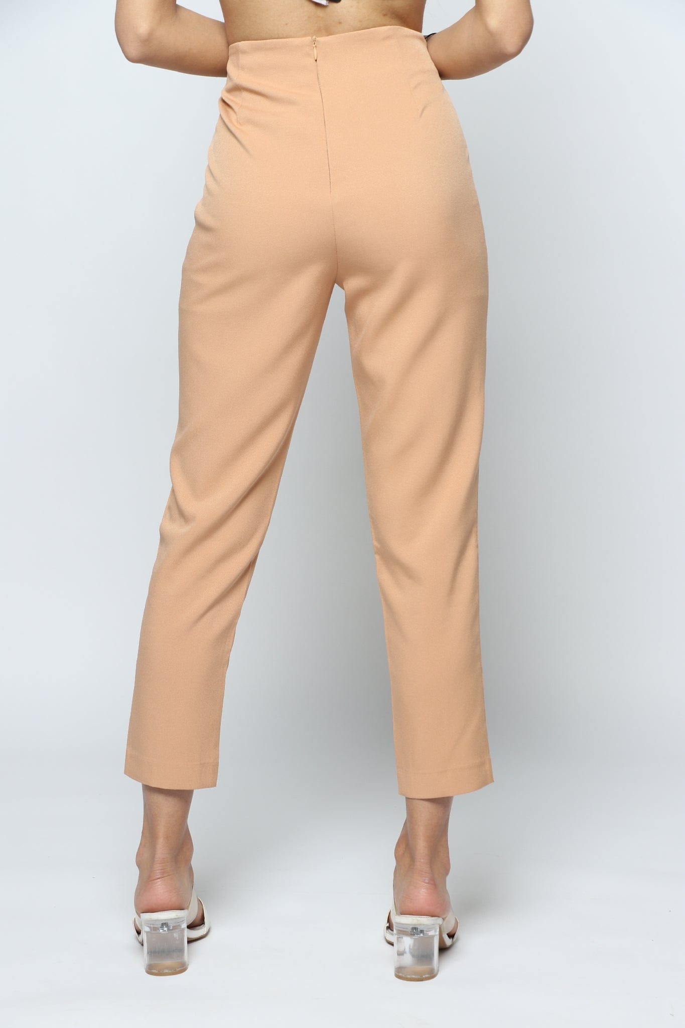 نتشي بنطلون سادة كلاسيك طويل نسائي