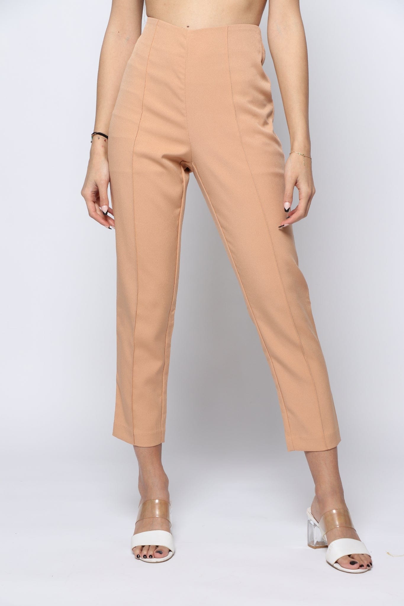 نتشي بنطلون سادة كلاسيك طويل نسائي