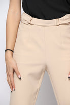 نتشي بنطلون كلاسيك سادة طويل نسائي