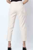 نتشي بنطلون قماش كلاسيك حريمي بحزام صغير