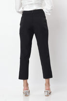 نتشي بنطلون قماش كلاسيك حريمي بحزام صغير