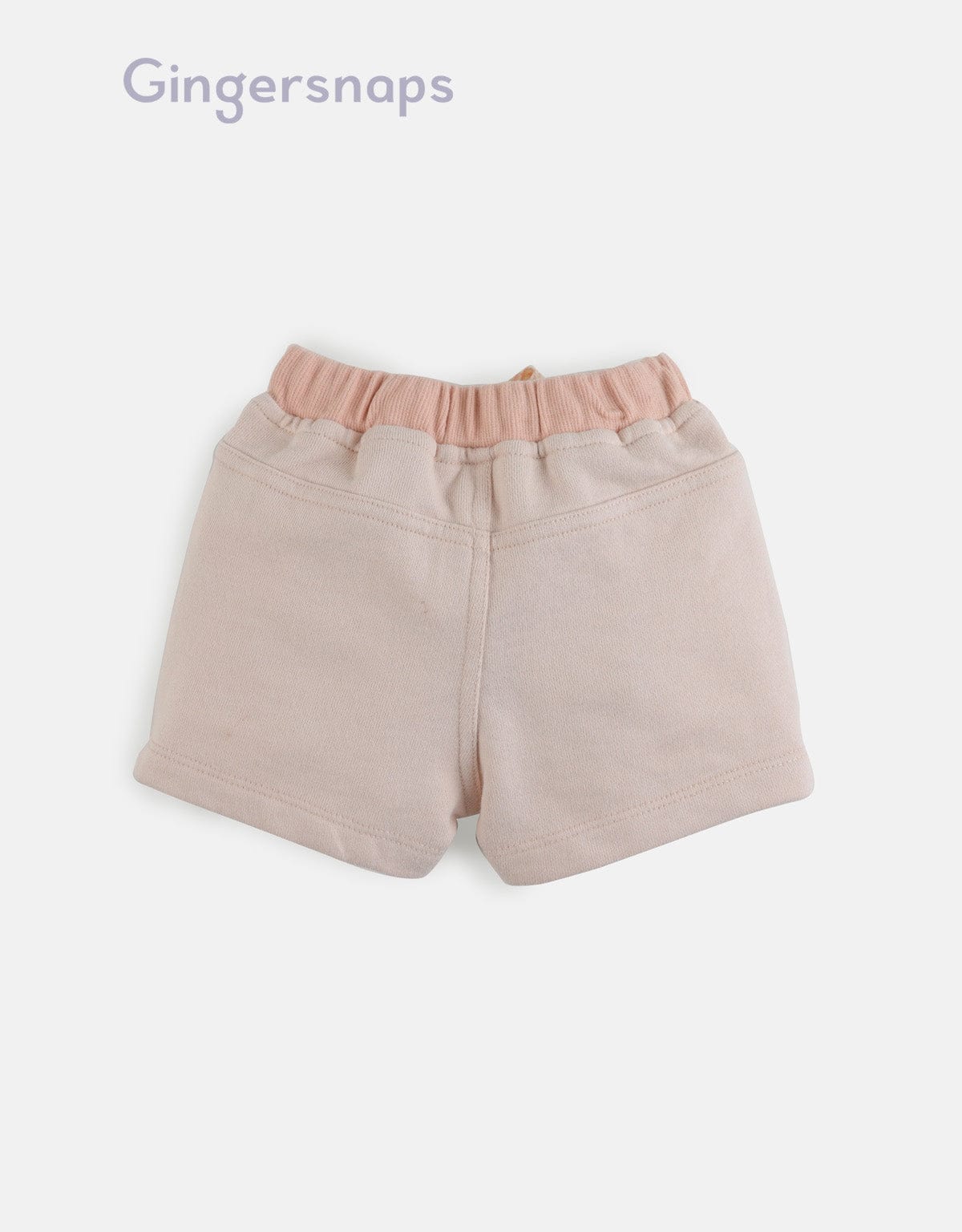 جينجرسنابس شورت سادة بطبعة على الجانب أولادي وردي