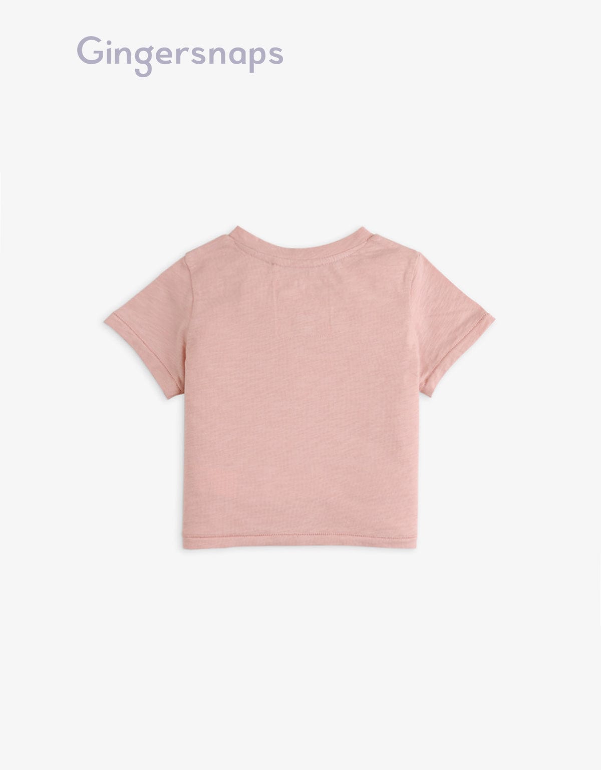 جينجرسنابس تيشيرت رضع ولادي بطبعة بغبغان وردي