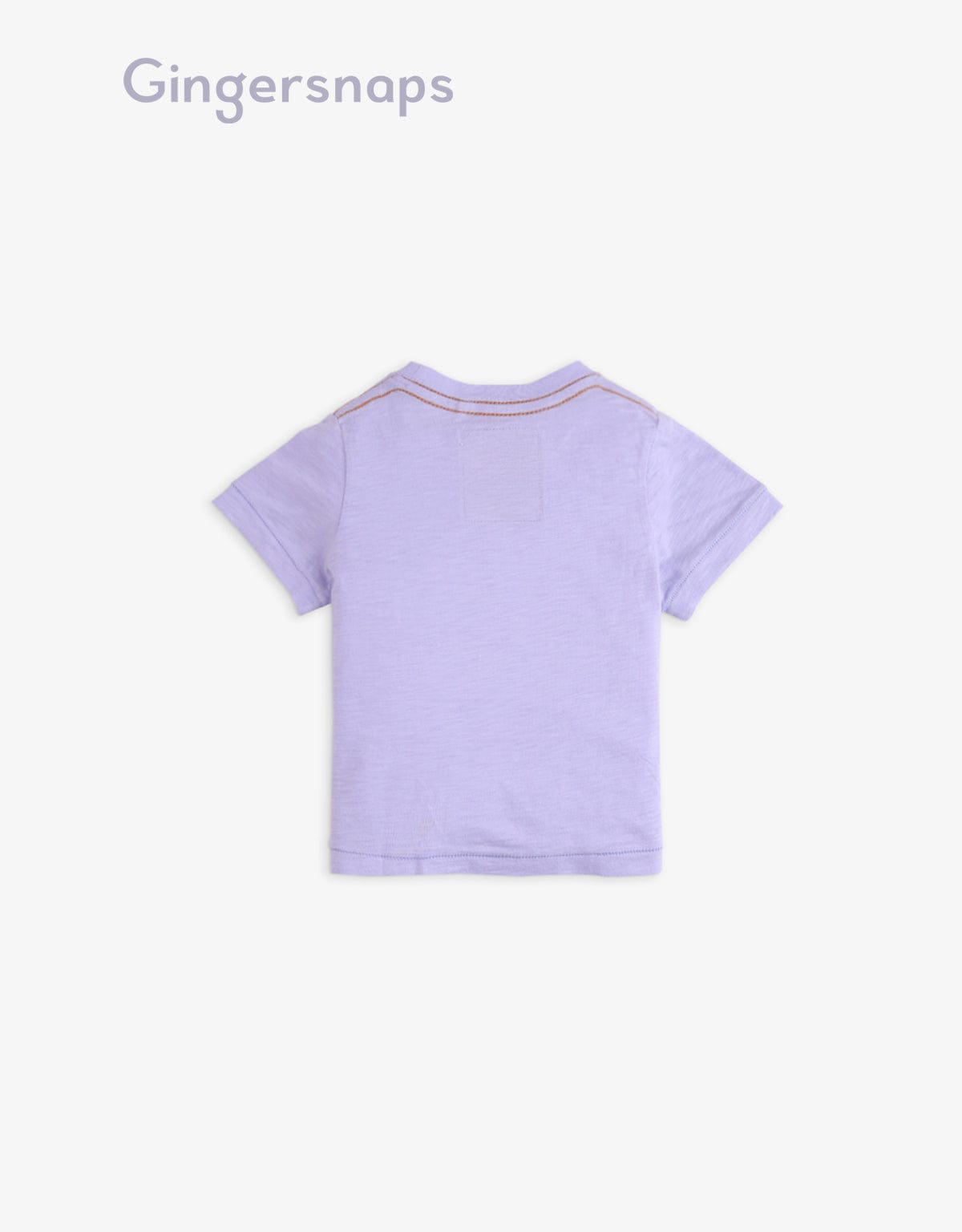 جينجرسنابس تي شيرت صيفي مطبوع أولاد رضع بنفسجي