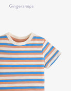 جينجرسنابس تي شيرت مخطط أولاد رضع أزرق