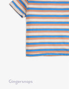 جينجرسنابس تي شيرت مخطط أولاد رضع أزرق