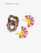 جينجرسنابس مجموعة اكسسوارات للشعر متعدد الألوان