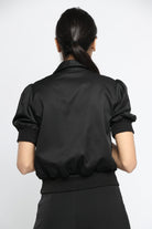 نتشي قميص نسائي نايلون بجيوب وأزرار أمامية وكم قصير بف نسائي