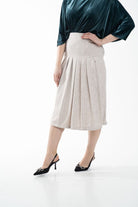 نتشي جيبة رسمية نسائية بليسية عريض