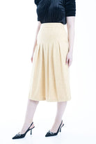 نتشي جيبة رسمية نسائية بليسية عريض