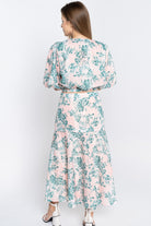 نتشي تنورة ميدي مشجرة كلوش نسائي