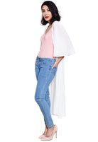 نتشي كارديجان سادة مخصر 3/4 كم واسع