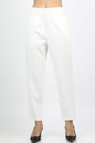 نتشي بنطلون واسع رسمي نسائي بخصر عالي