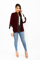 ديامانتين فيست مطرز 3/4 كم واسع نسائي أخضر فاتح