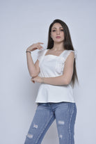 نتشي بلوزة فراشة نسائية سوداء