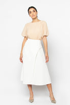 نتشي تنورة ميدي رسمية كلوش نسائي