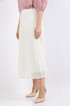 نتشي تنورة ميدي هاي ويست بكسرات