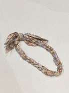 جينجرسنابس طوق مزين بالورود بناتي لامع متعدد الألوان