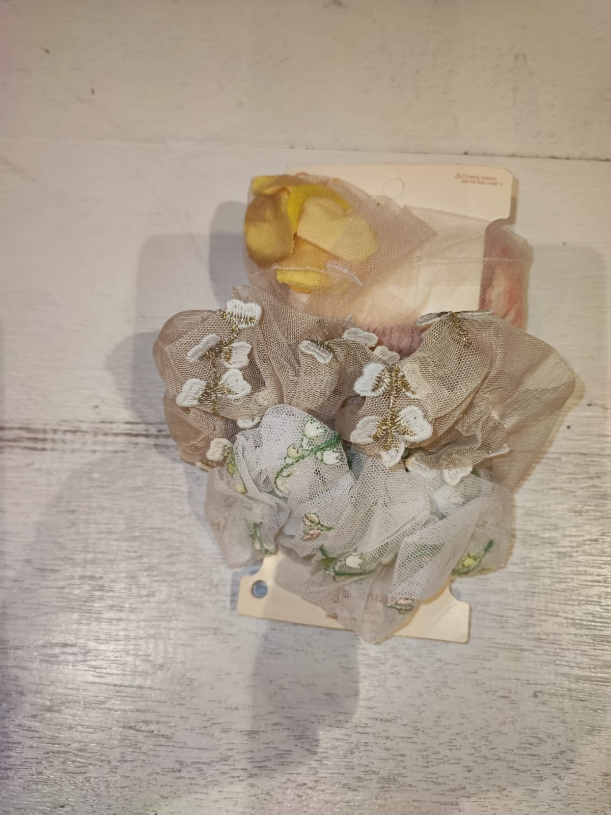 جينجرسنابس طقم اكسسوارات بناتي بنس وتوك أبيض