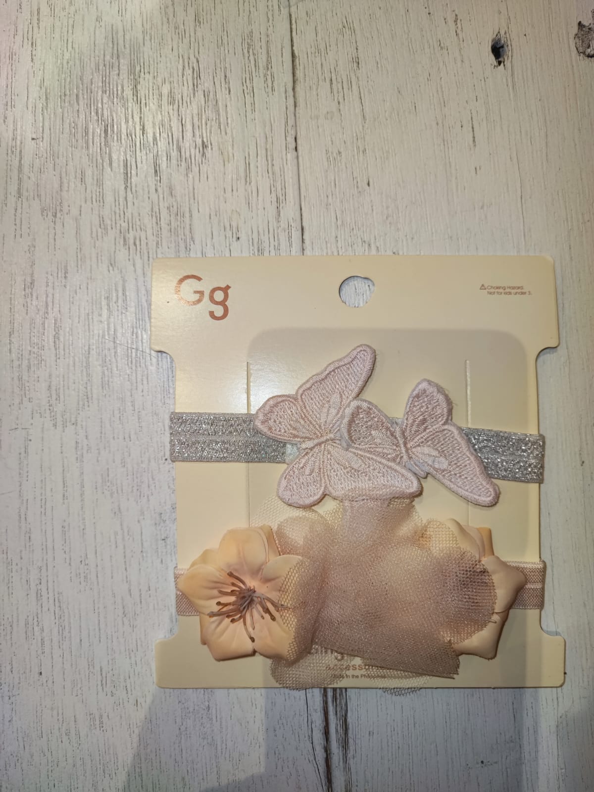 جينجرسنابس إكسسوارات شعر للبنات الرضع على شكل فراشة متعدد الألوان