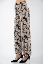 نتشي بنطون مخملي نسائي طويل