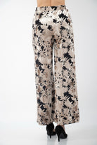 نتشي بنطون مخملي نسائي طويل