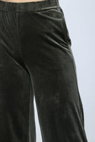 نتشي بنطلون مخملي طويل واسع نسائي