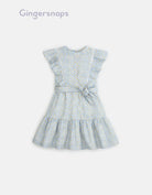 جينجرسنابس فستان بناتي طويل حمالات مورد متعدد الألوان