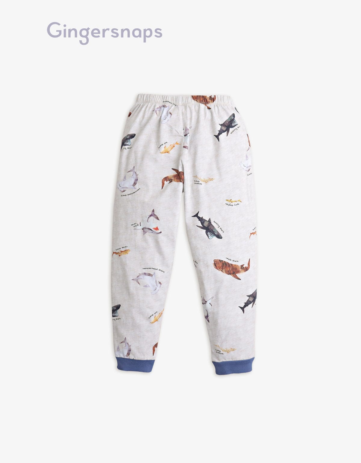 جينجرسنابس بيجامة أولادي تيشيرت نص كم أولادي أبيض