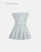 جينجرسنابس فستان بناتي طويل حمالات مورد متعدد الألوان