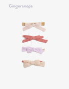 جينجرسنابس بندانة رفيعة فيونكة بناتي متعدد الألوان
