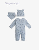 جينجرسنابس جمبسوت رضع منقوش أولادي أزرق