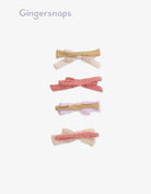 جينجرسنابس بندانة رفيعة فيونكة بناتي متعدد الألوان