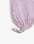 جينجرسنابس سالوبيت أطفال مواليد منقوش كم طويل وقبعة أرجواني