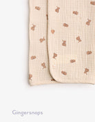 جينجرسنابس بطانية أطفال رضع منقوشة متعدد الألوان