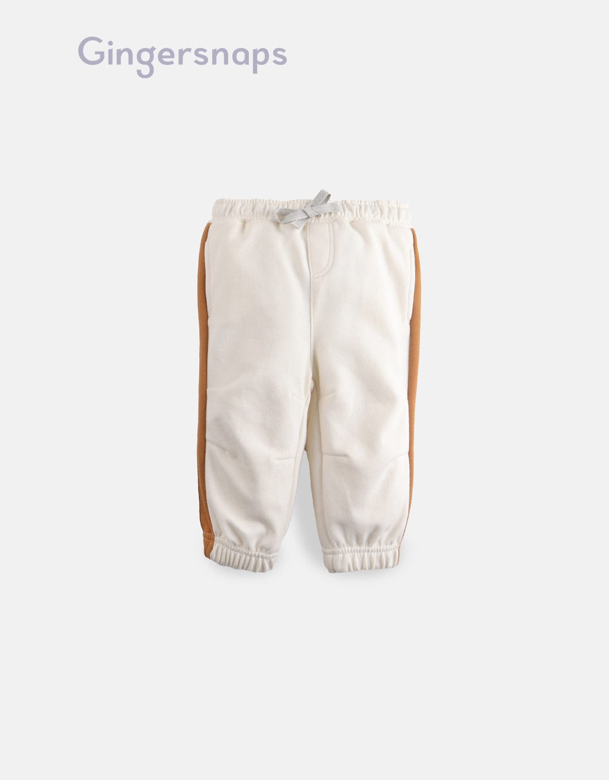 جينجرسنابس بنطلون أولادي مخطط من الجانبين بيج