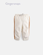 جينجرسنابس بنطلون أولادي مخطط من الجانبين بيج