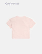 جينجرسنابس تيشيرت بنات مطبوع وردي