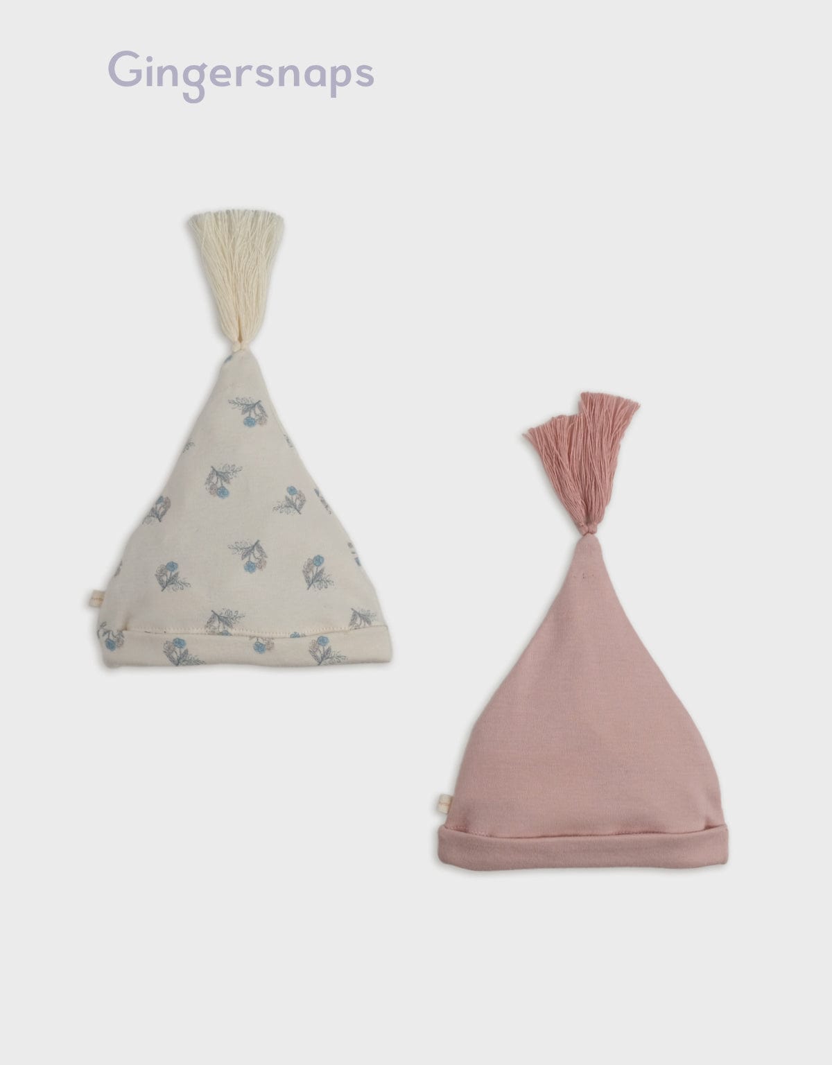 جينجرسنابس قبعة مع خيوط من الأعلى أطفال مواليد متعدد الألوان