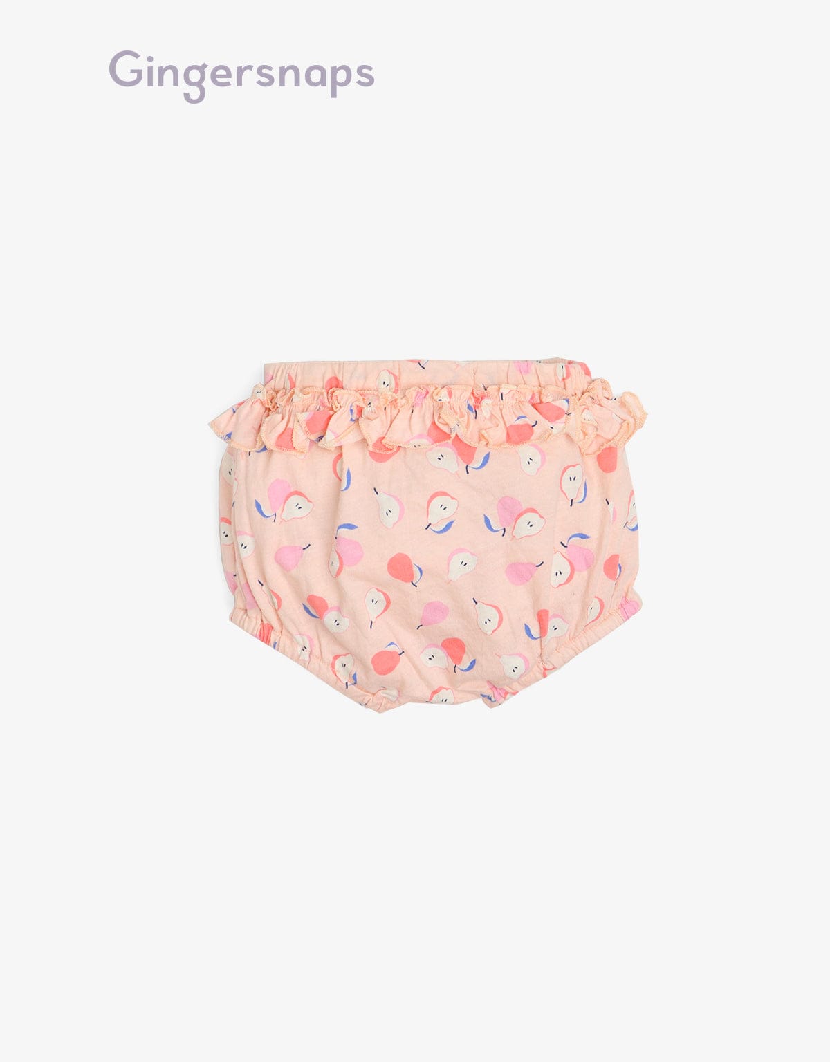 جينجرسنابس شورت رضع بناتي بنمط رسومات فواكة متعدد الألوان