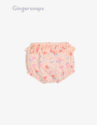 جينجرسنابس شورت رضع بناتي بنمط رسومات فواكة متعدد الألوان